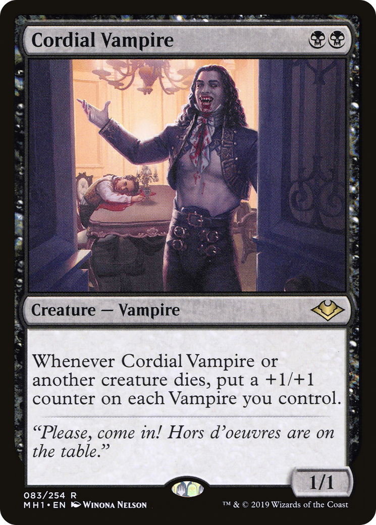 Cordial Vampire (MH1-083) - Modern Horizons Foil