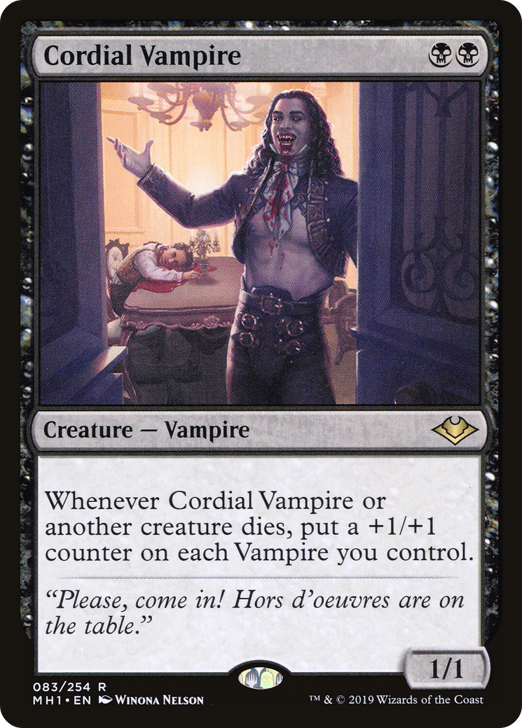 Cordial Vampire (MH1-083) - Modern Horizons Foil
