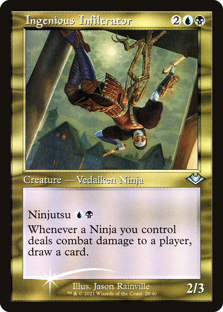 Ingenious Infiltrator (Retro Frame) (MH1-028) - Modern Horizons 1 Timeshifts Foil