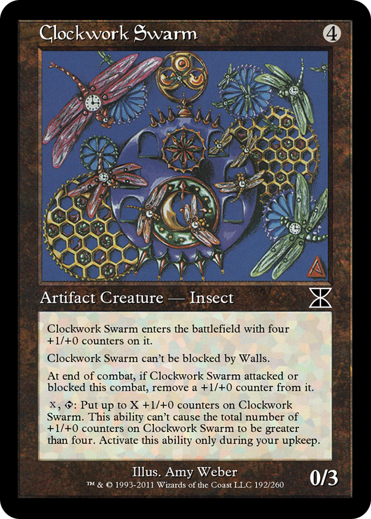 Clockwork Swarm (ME4-192) - Masters Edition IV Foil