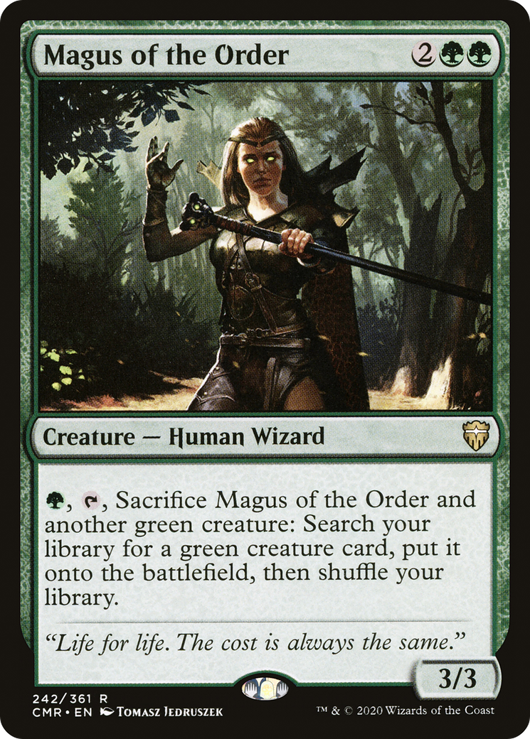 Magus of the Order (CMR-242) - Commander Legends Foil
