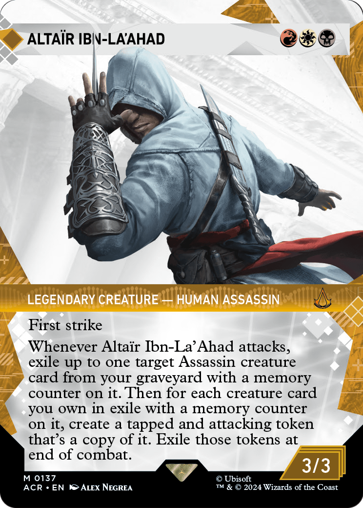 Altair Ibn-La'Ahad (Showcase) (ACR-137) - Assassin's Creed: (Showcase) (Borderless)