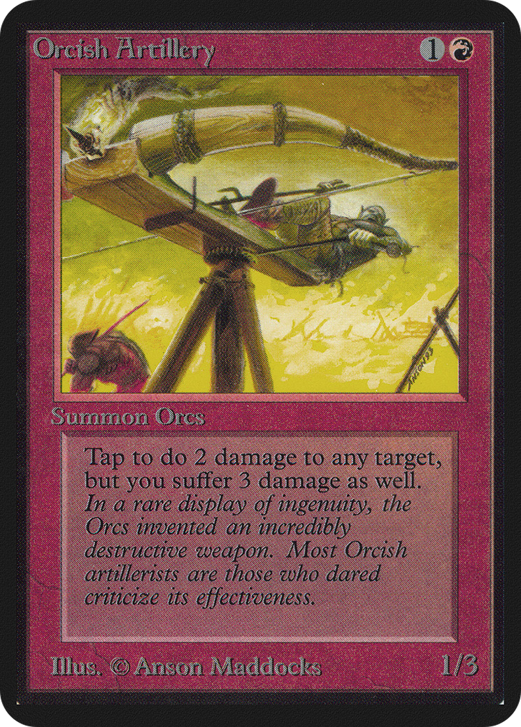 Orcish Artillery (LEA-) - Limited Edition Alpha