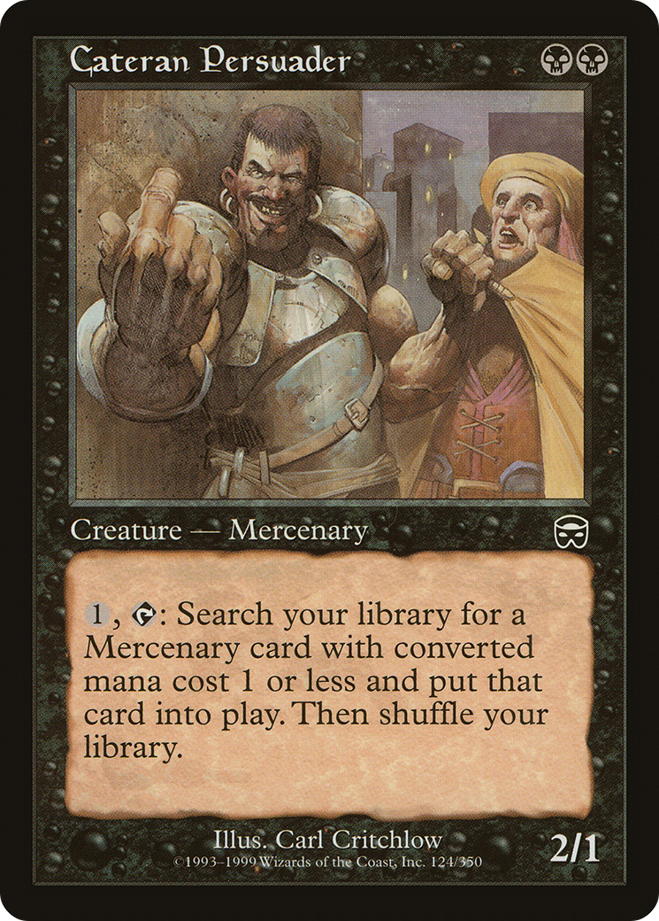 Cateran Persuader (MMQ-124) - Mercadian Masques Foil