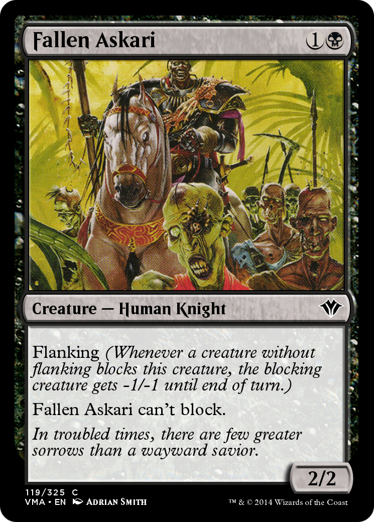 Fallen Askari (VMA-119) - Vintage Masters Foil