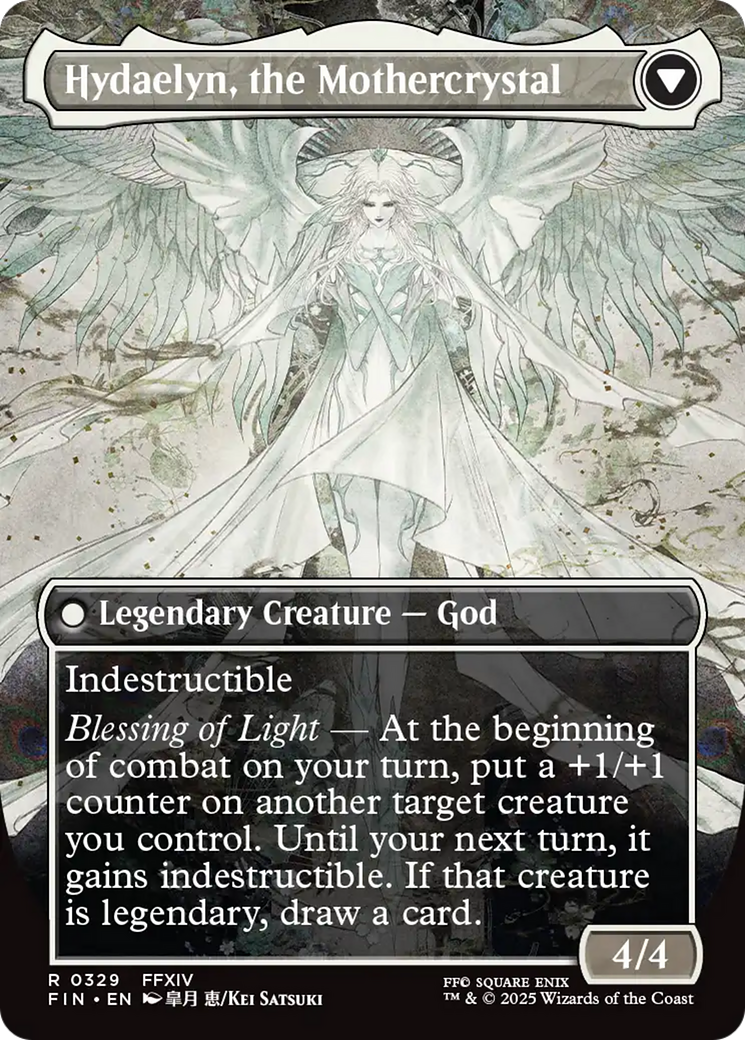 Venat, Heart of Hydaelyn (Borderless) (FIN-329) - FINAL FANTASY (Borderless) Foil