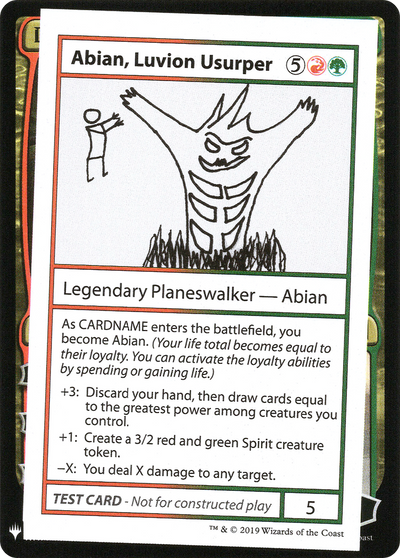 Abian, Luvion Usurper (CMB1-) - Mystery Booster Playtest Cards 2019