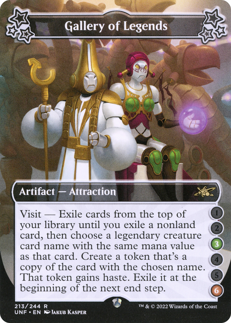 Gallery of Legends (3-6) (UNF-213) - Unfinity Foil