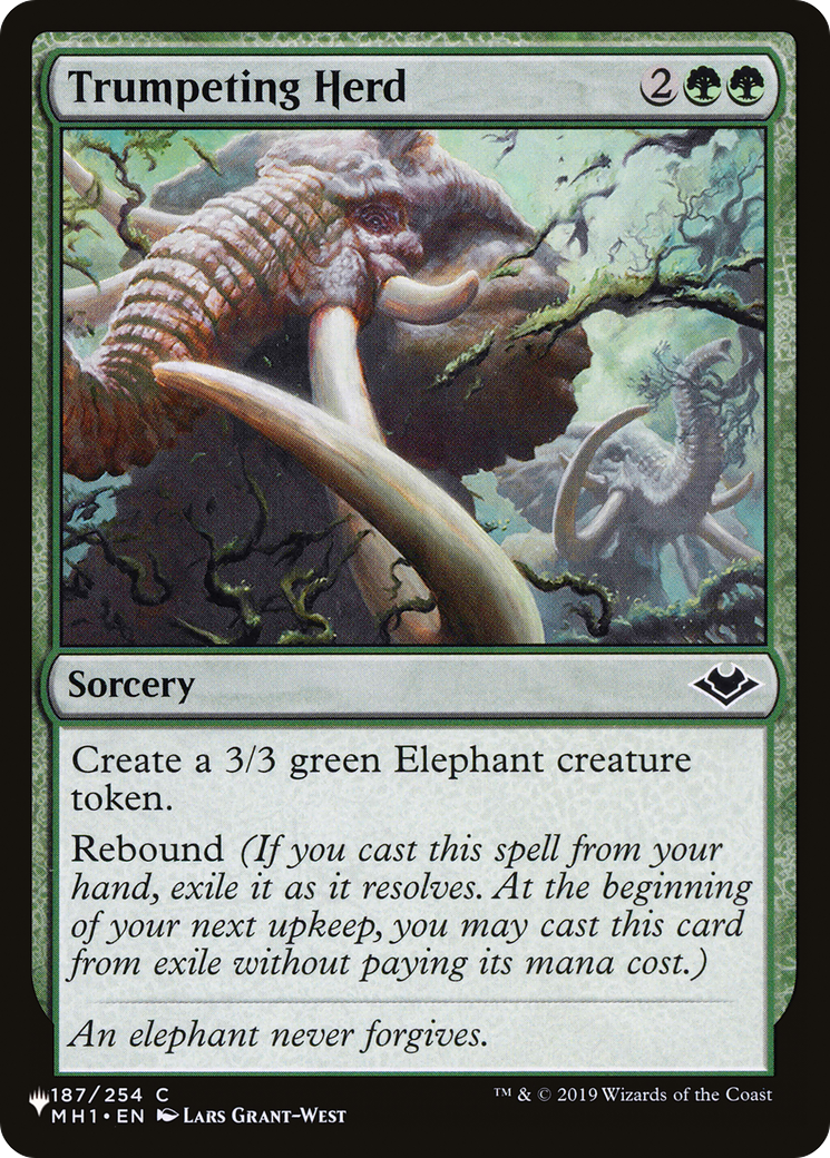 Trumpeting Herd (LIST-187/254) - The List