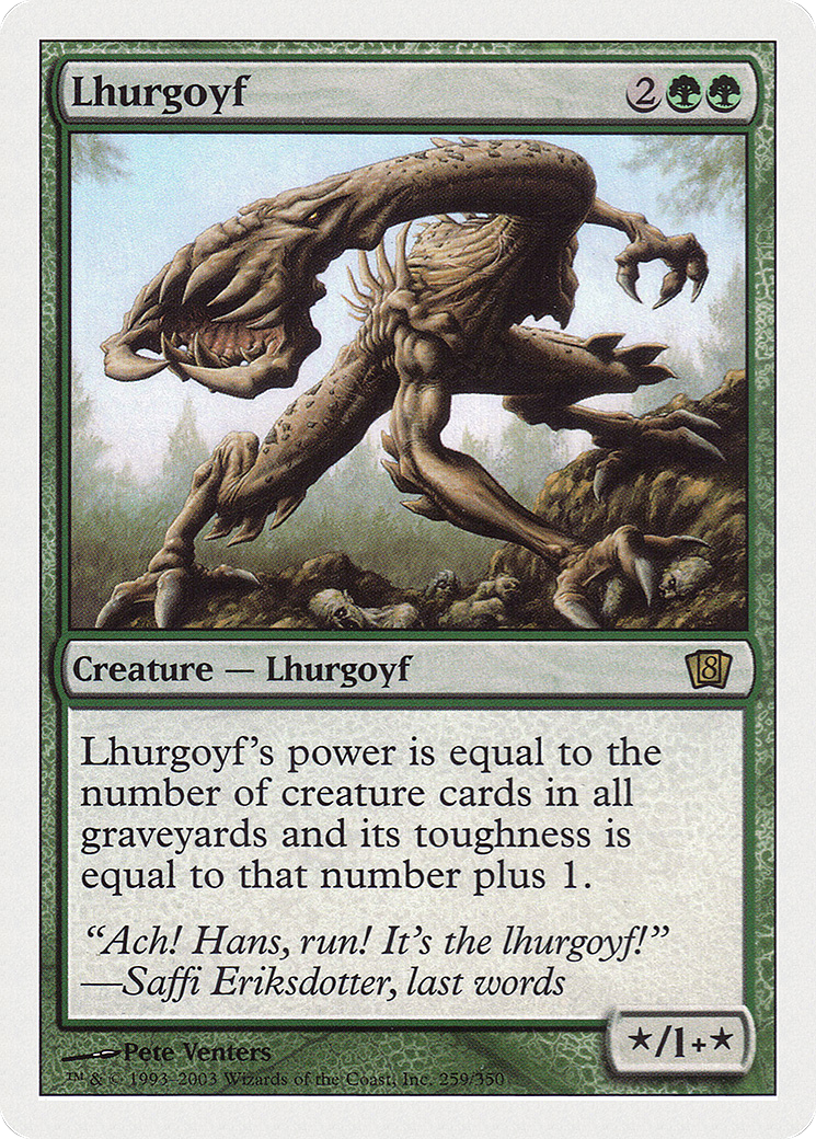 Lhurgoyf (8ED-259) - 8th Edition