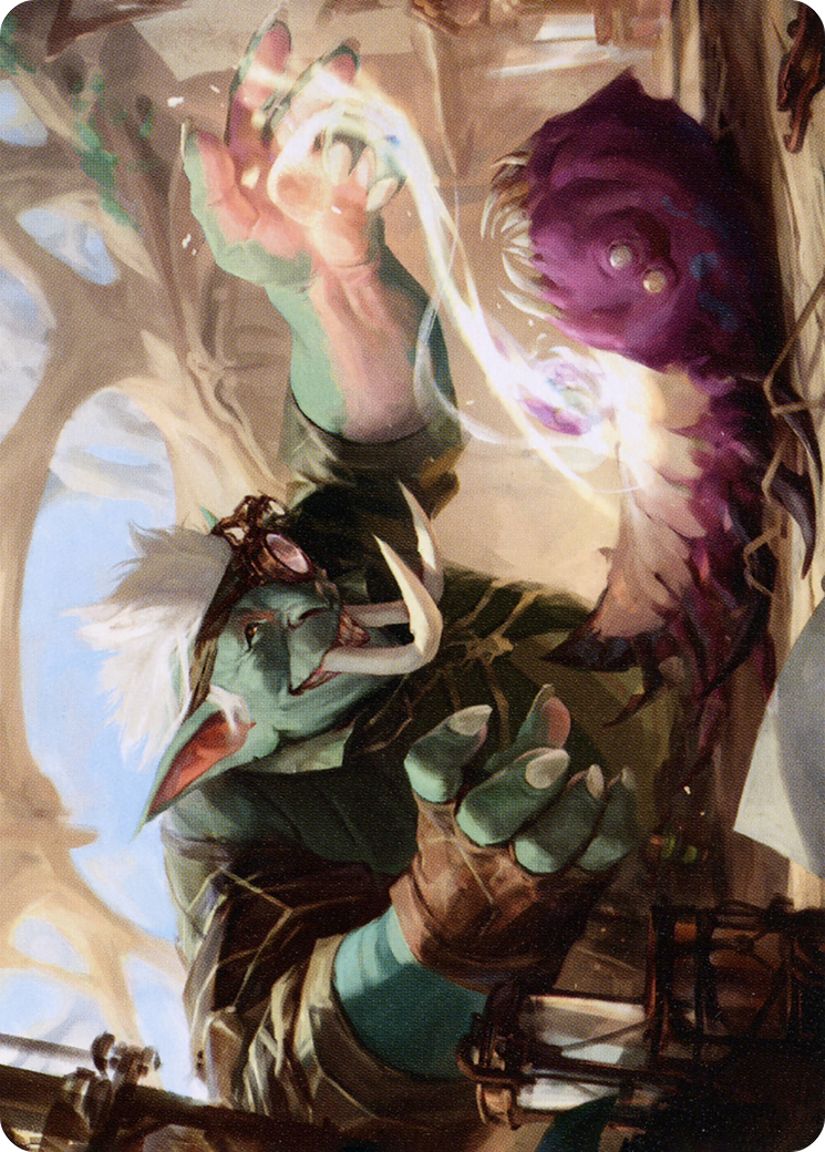 Novice Dissector // Novice Dissector (ASTX-009) - Strixhaven Art Series (Borderless) Foil