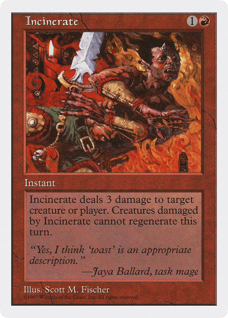 Incinerate (5ED-) - Fifth Edition