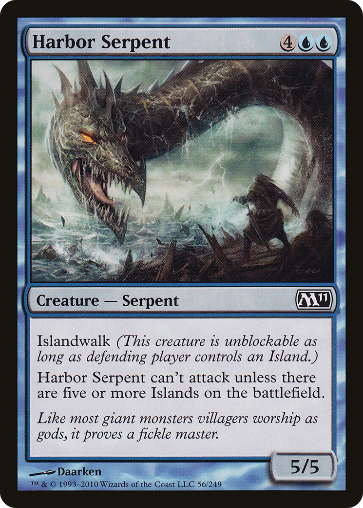 Harbor Serpent (M11-056) - Magic 2011 Foil