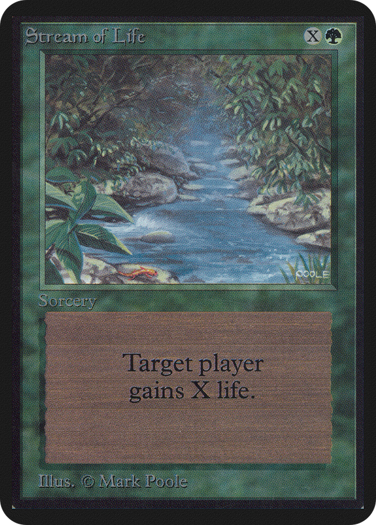 Stream of Life (LEA-) - Limited Edition Alpha