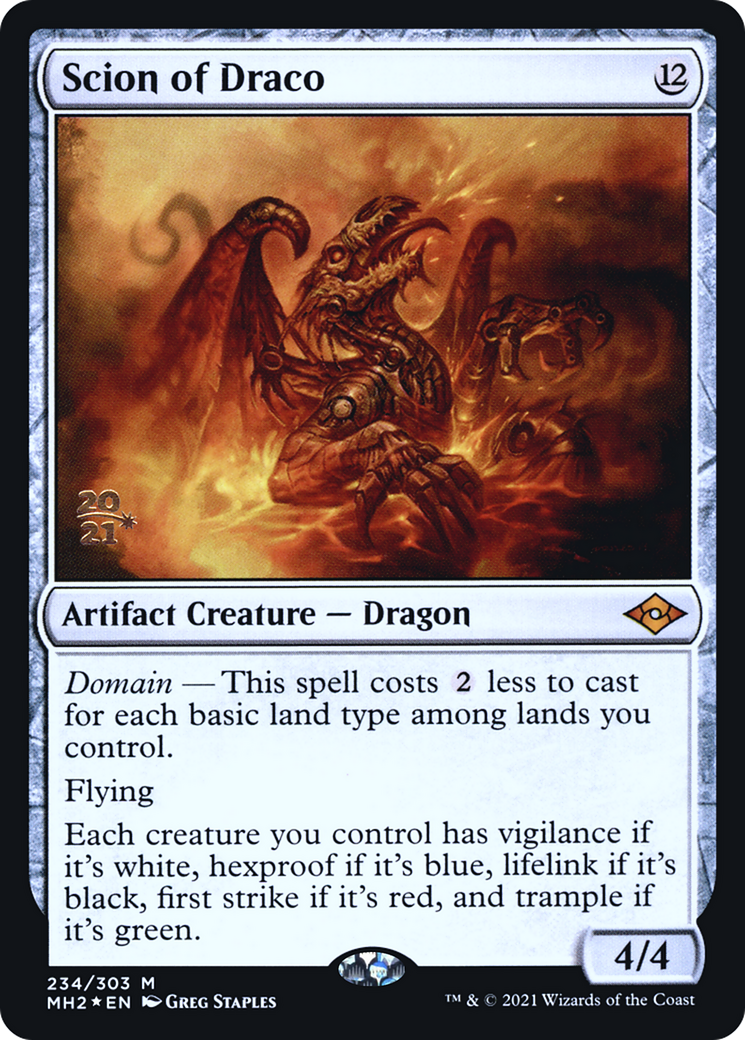 Scion of Draco (PRE-234) - Modern Horizons 2 Promos Foil