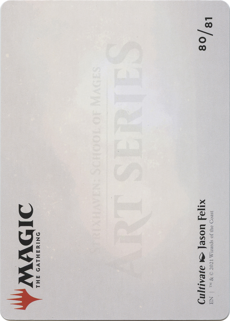 Cultivate // Cultivate (ASTX-080) - Strixhaven Art Series (Borderless)