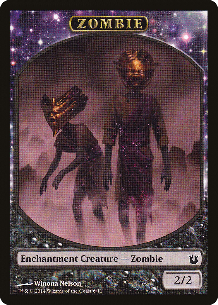 Zombie Token (BNG-006) - Born of the Gods Tokens: (enchantment)