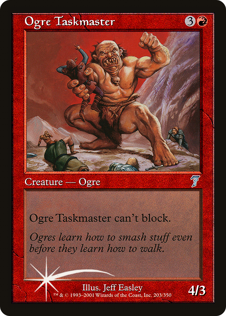 Ogre Taskmaster (7ED-203) - 7th Edition
