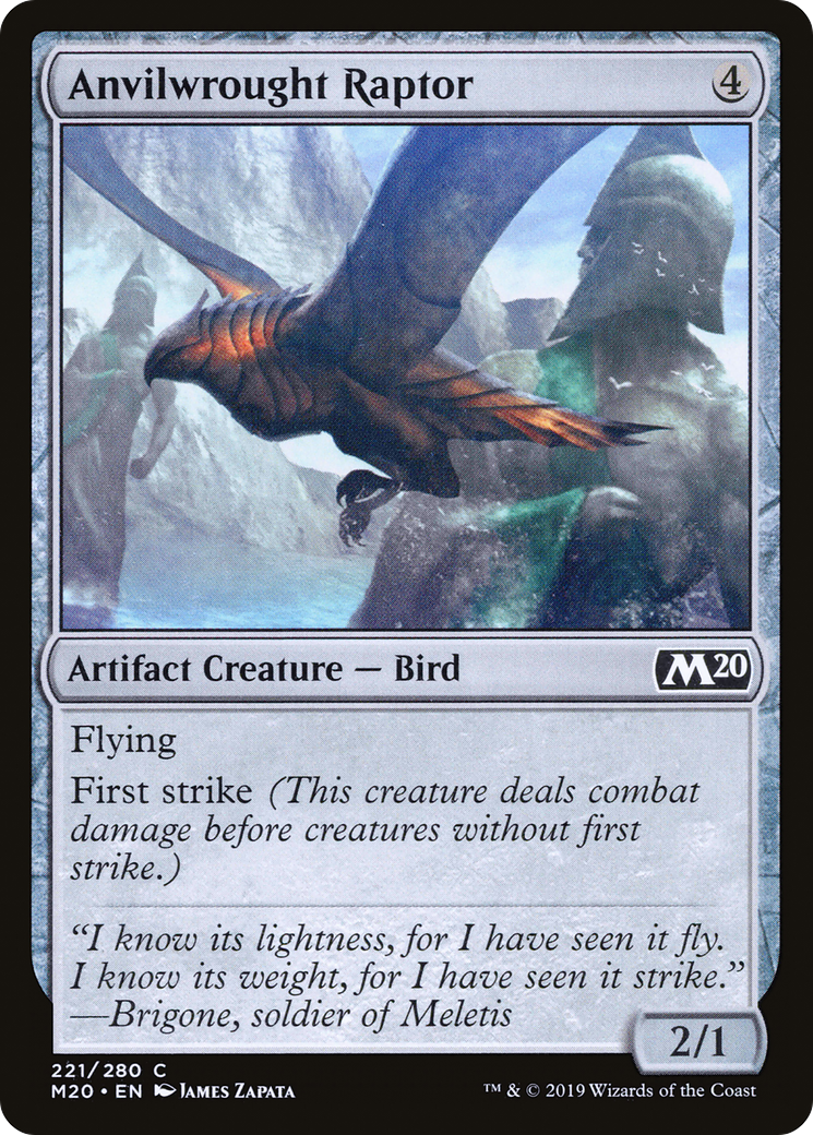 Anvilwrought Raptor (M20-221) - Core Set 2020 Foil