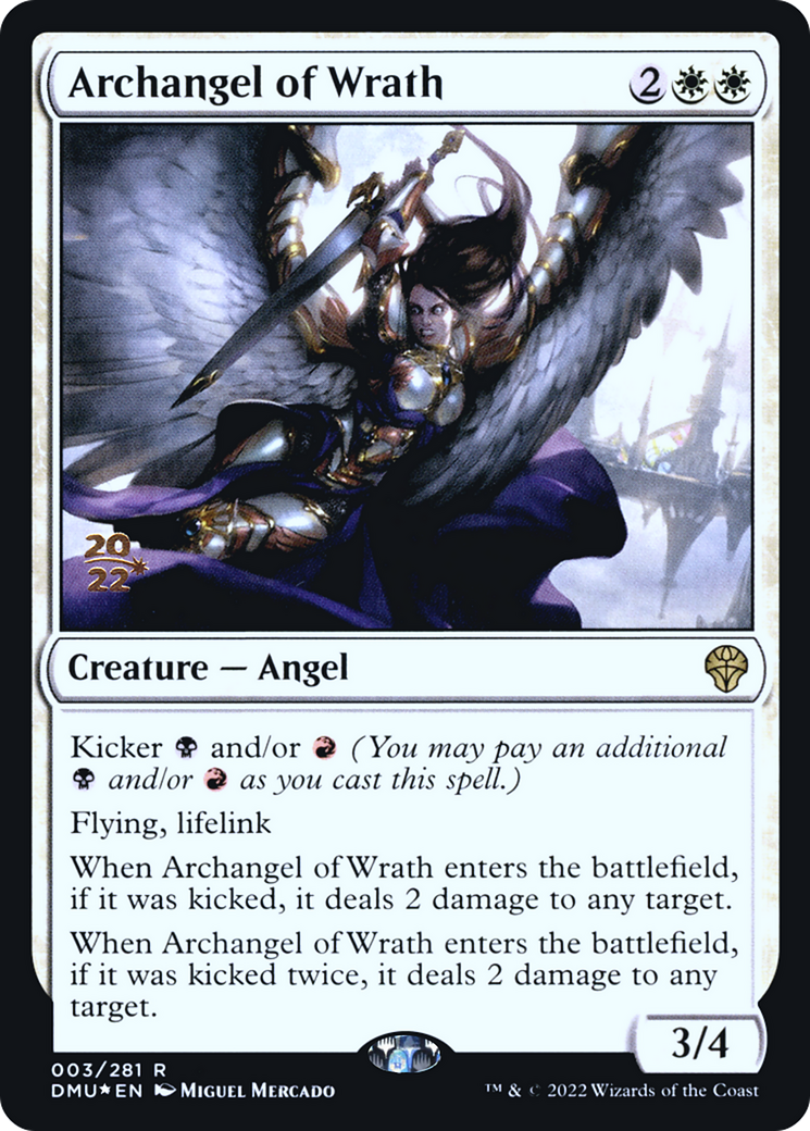 Archangel of Wrath (PRE-003) - Dominaria United Promos Foil