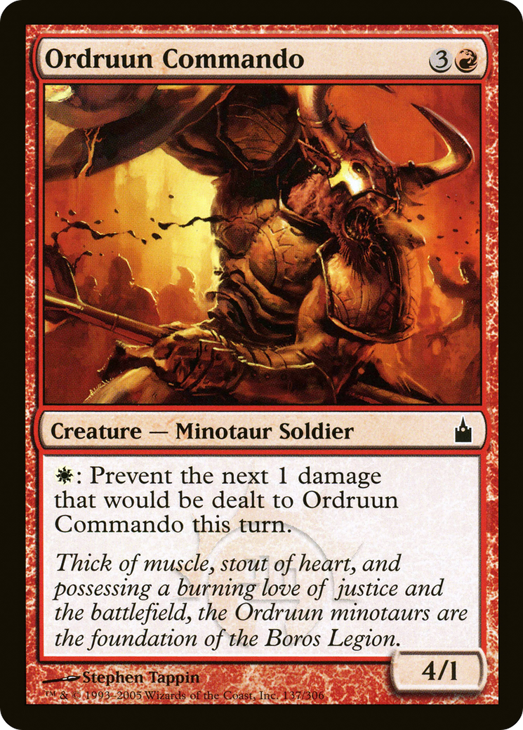 Ordruun Commando (RAV-137) - Ravnica: City of Guilds Foil