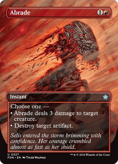 Abrade (Borderless) (FDN-327) - Foundations (Borderless)