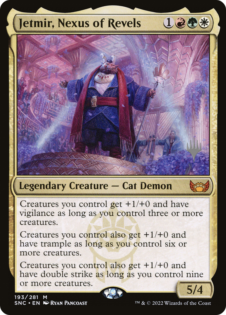 Jetmir, Nexus of Revels (PPSNC-193) - Streets of New Capenna Promos