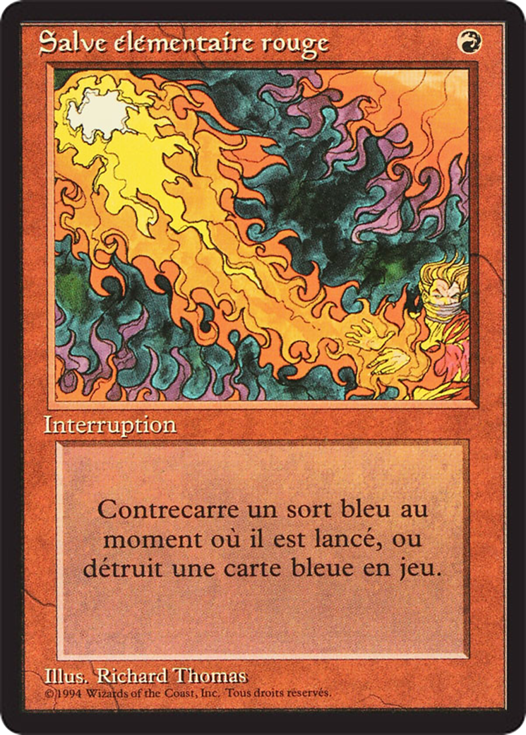 Red Elemental Blast (FBB-) - Foreign Black Border