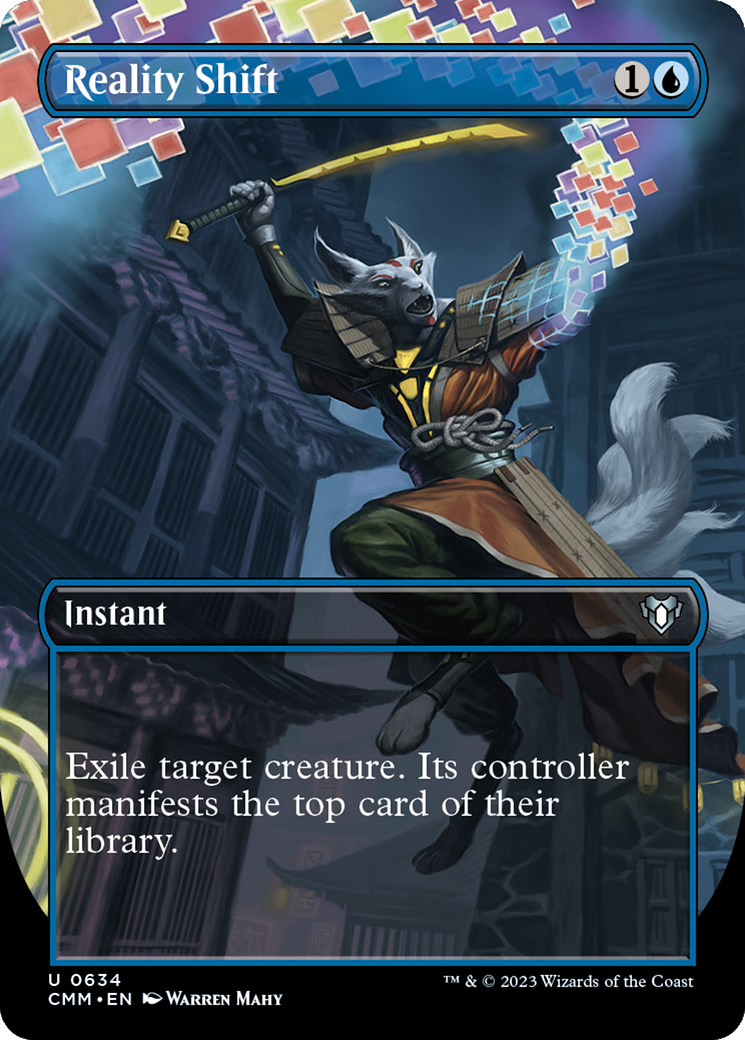 Reality Shift (Borderless) (CMM-634) - Commander Masters (Borderless) Foil