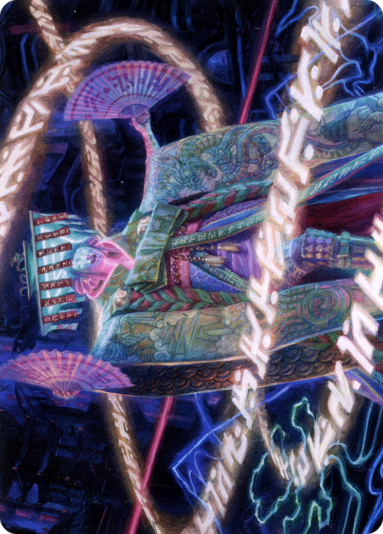 Satsuki, the Living Lore // Satsuki, the Living Lore (ANEO-005) - Neon Dynasty Art Series (Borderless)