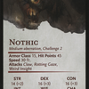 Nothic // Nothic (ACLB-025) - Battle for Baldur's Gate Art Series (Borderless) Foil