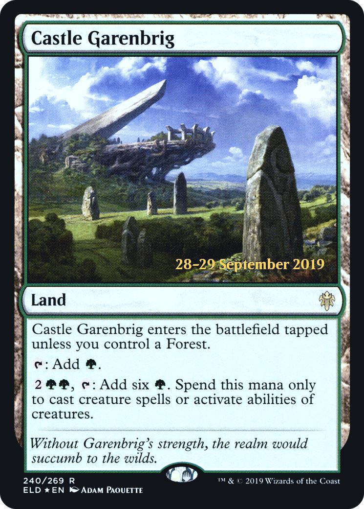 Castle Garenbrig (PRE-240) - Throne of Eldraine Promos Foil
