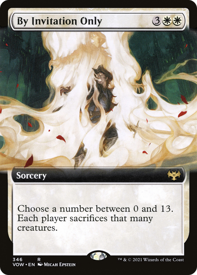 By Invitation Only (Extended Art) (VOW-346) - Innistrad: Crimson Vow: (Extended Art)