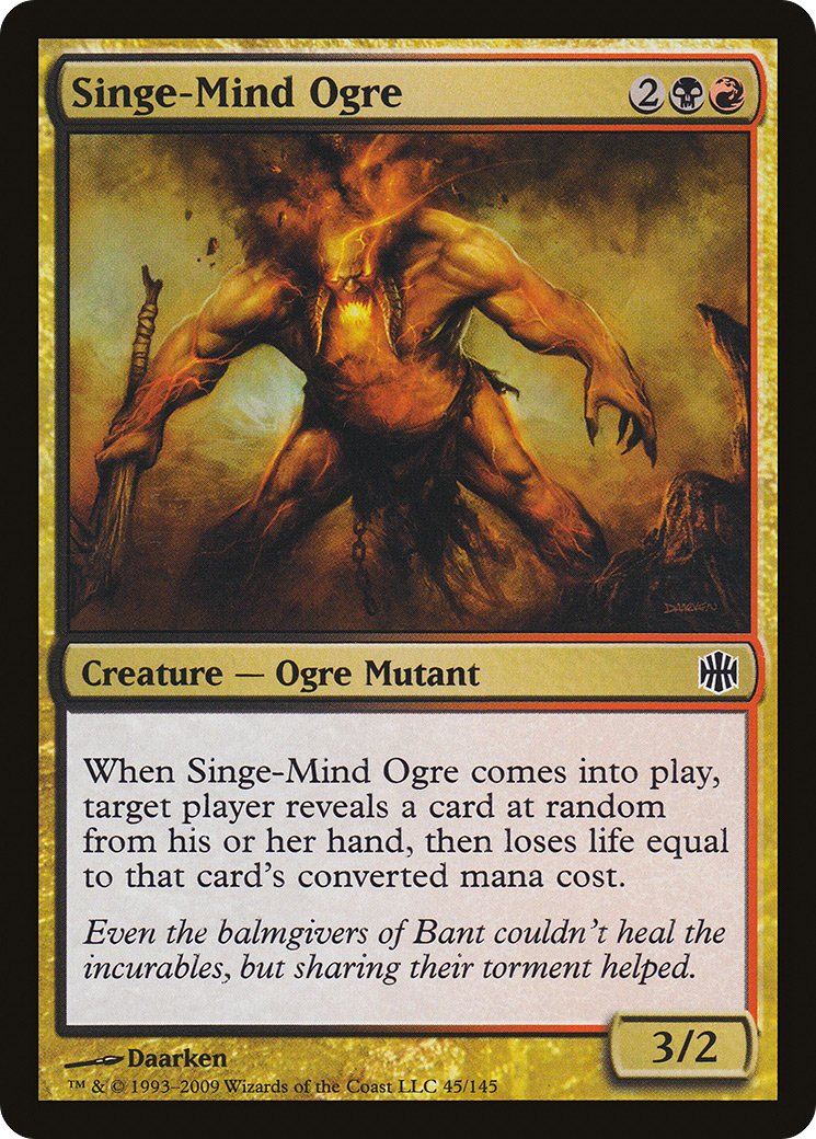 Singe-Mind Ogre (ARB-045) - Alara Reborn