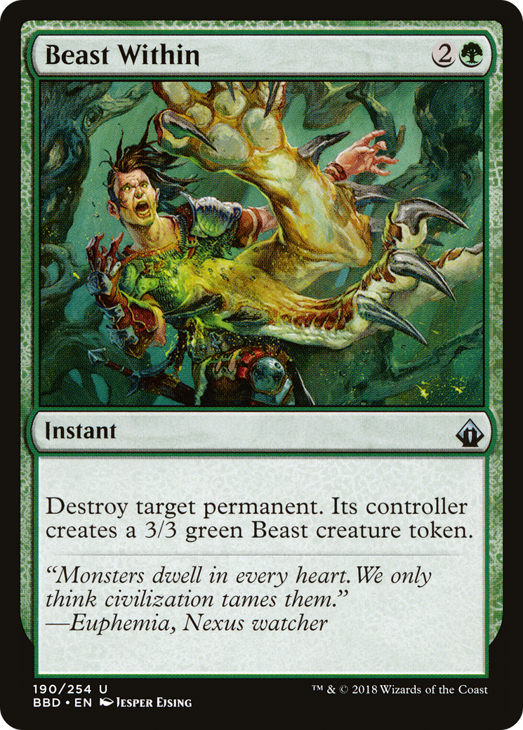 Beast Within (BBD-190) - Battlebond Foil