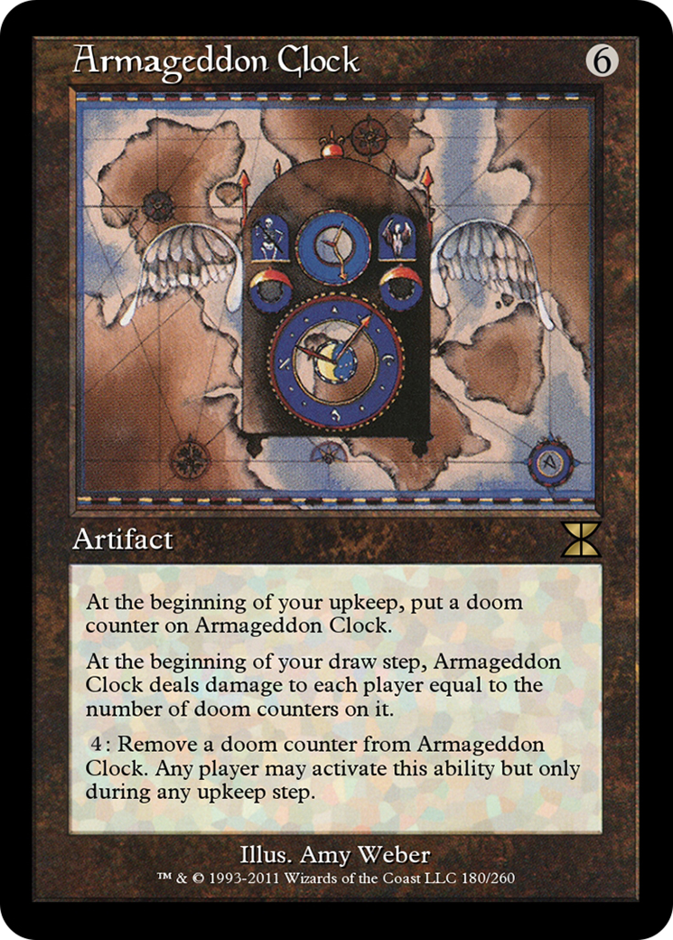 Armageddon Clock (ME4-180) - Masters Edition IV Foil