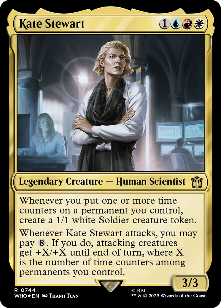 Kate Stewart (Surge Foil) (WHO-744) - Doctor Who Foil
