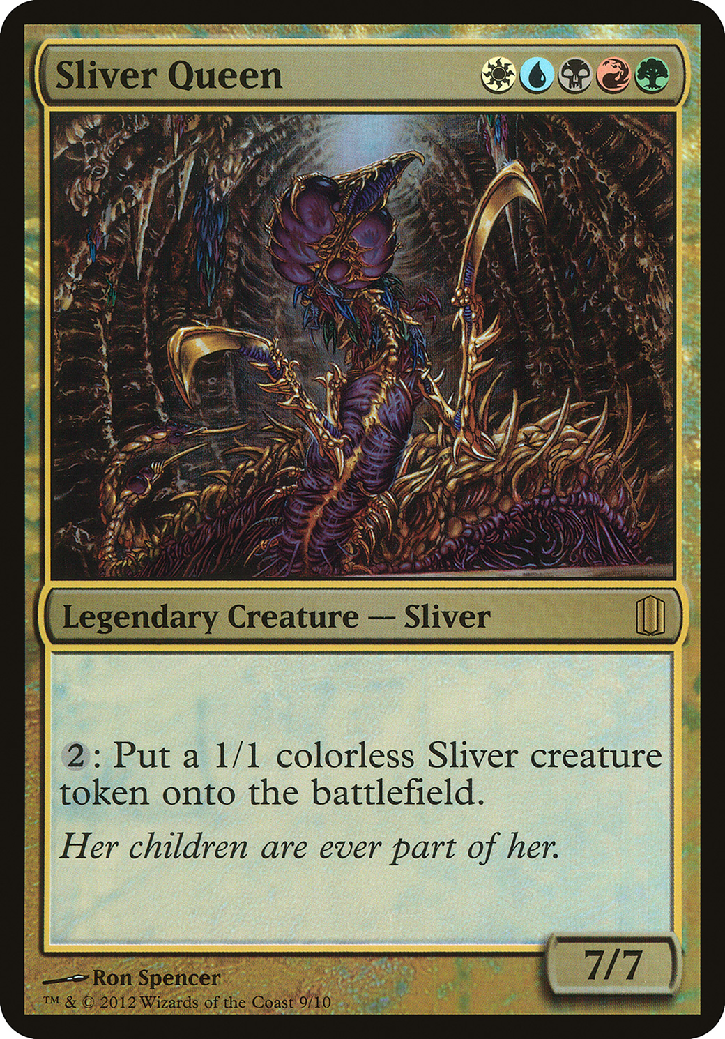 Sliver Queen (Commander's Arsenal) (OVER-) - Commander's Arsenal Oversized Foil
