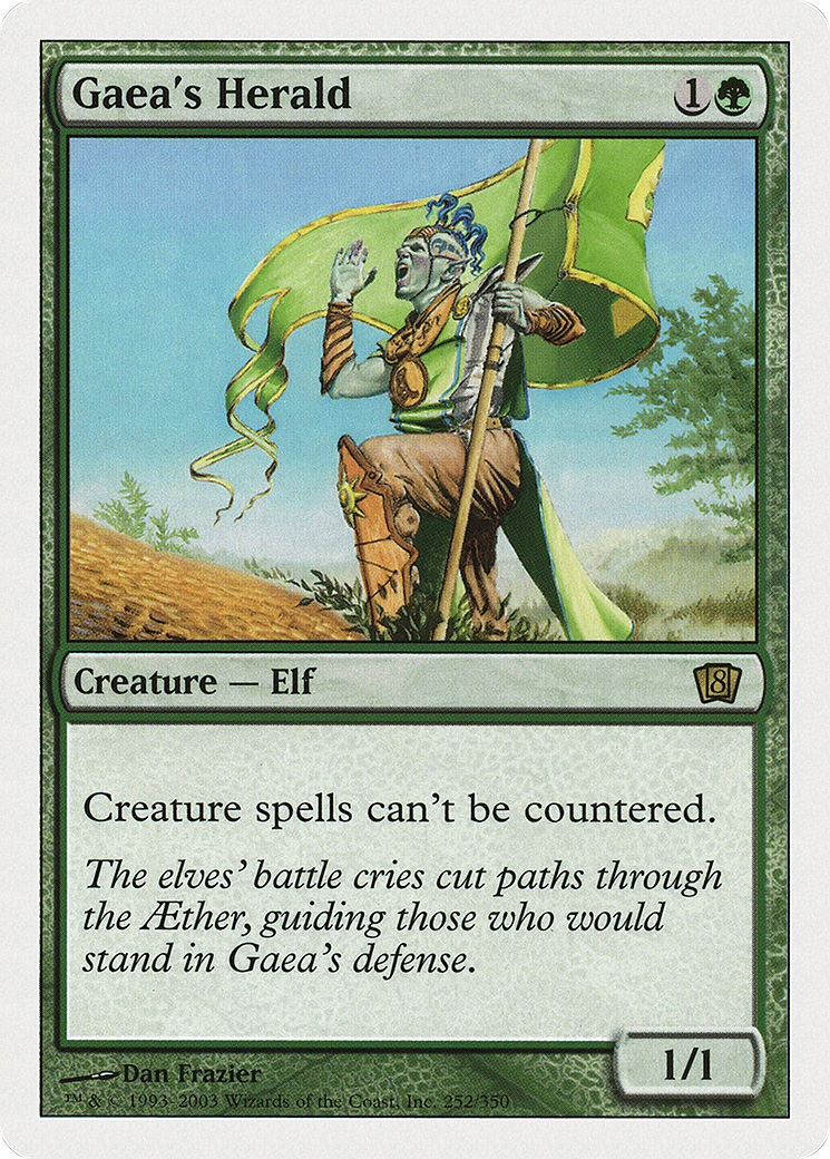Gaea's Herald (8ED-252) - 8th Edition Foil