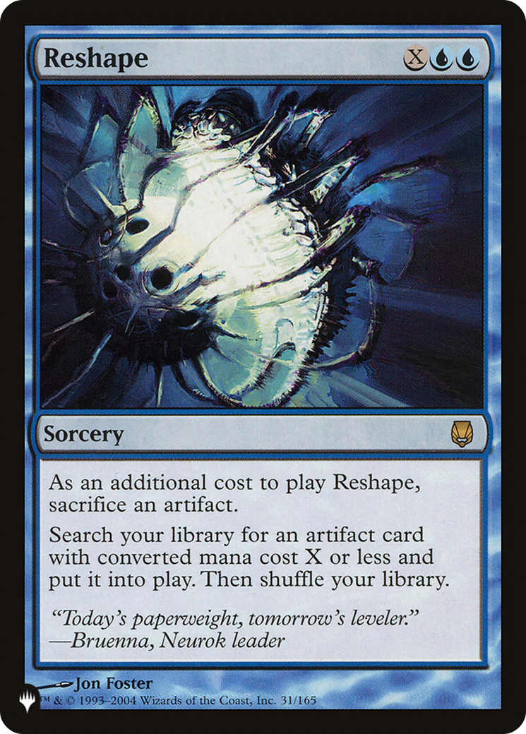 Reshape (DST) (LIST-31/165) - The List