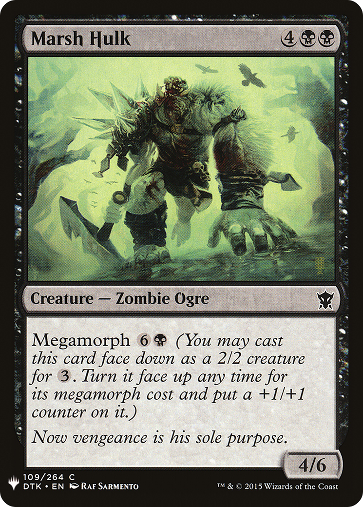 Marsh Hulk (LIST-DTK-109) - The List