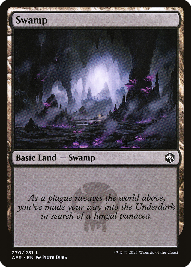 Swamp (270) (AFR-270) - Adventures in the Forgotten Realms Foil