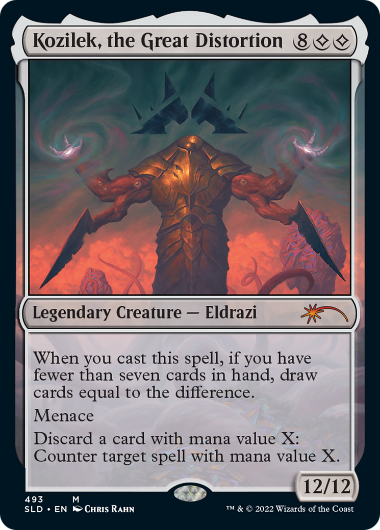 Kozilek, the Great Distortion (SLD-493) - Secret Lair Drop Foil