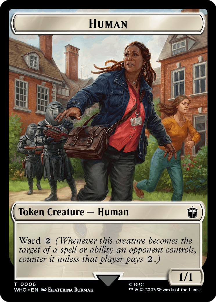 Human (TWHO-006) - Doctor Who Tokens Foil
