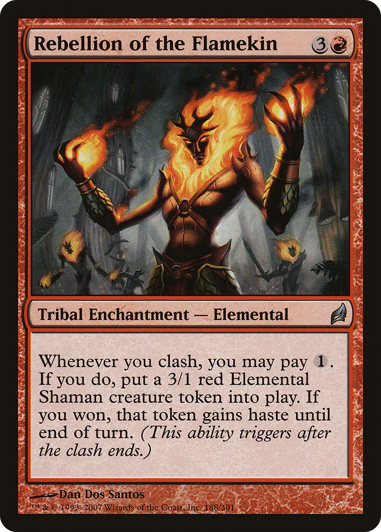 Rebellion of the Flamekin (LRW-188) - Lorwyn Foil
