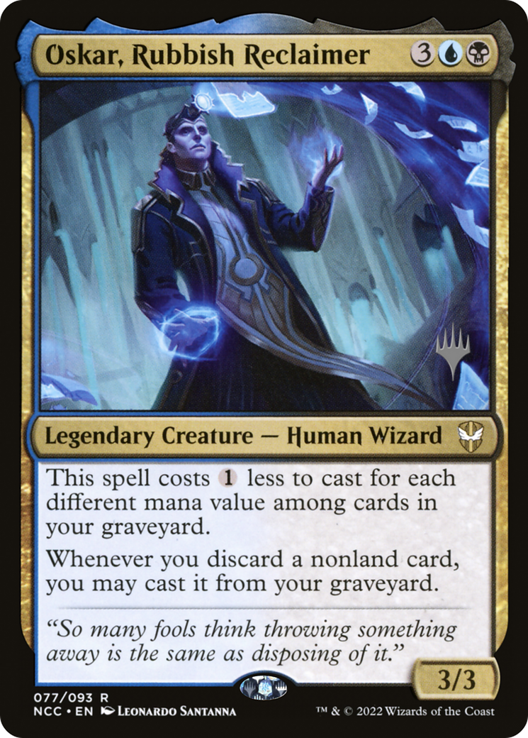Oskar, Rubbish Reclaimer (PPSNC-077) - New Capenna Commander Promos Foil