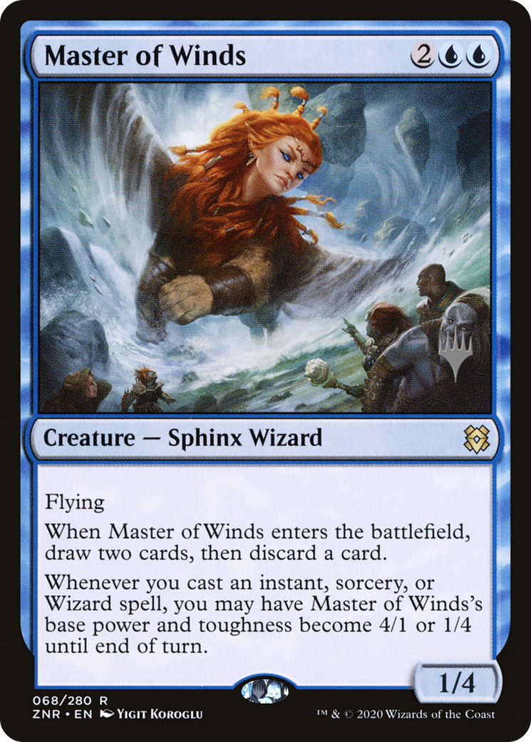 Master of Winds (PPZNR-68P) - Zendikar Rising Promos