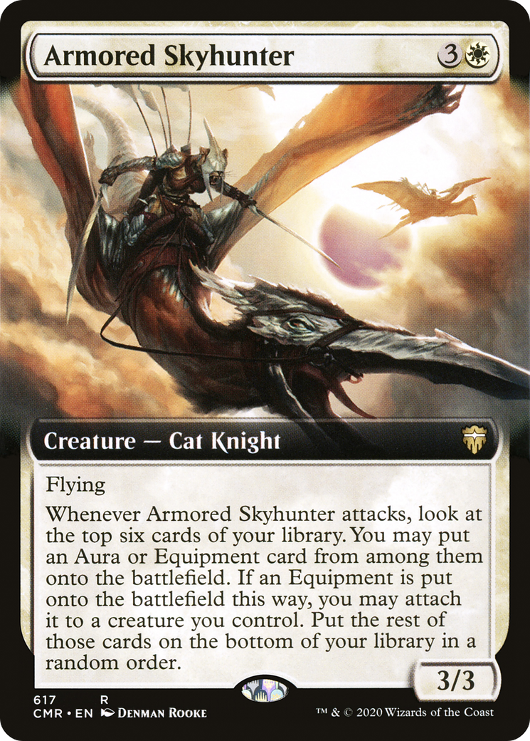 Armored Skyhunter (Extended Art) (CMR-617) - Commander Legends: (Extended Art) Foil