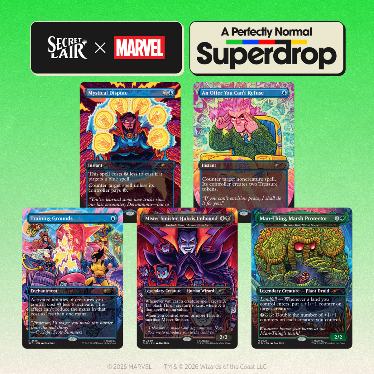 Secret Lair x Marvel: Dan Hipp Non-Foil Edition