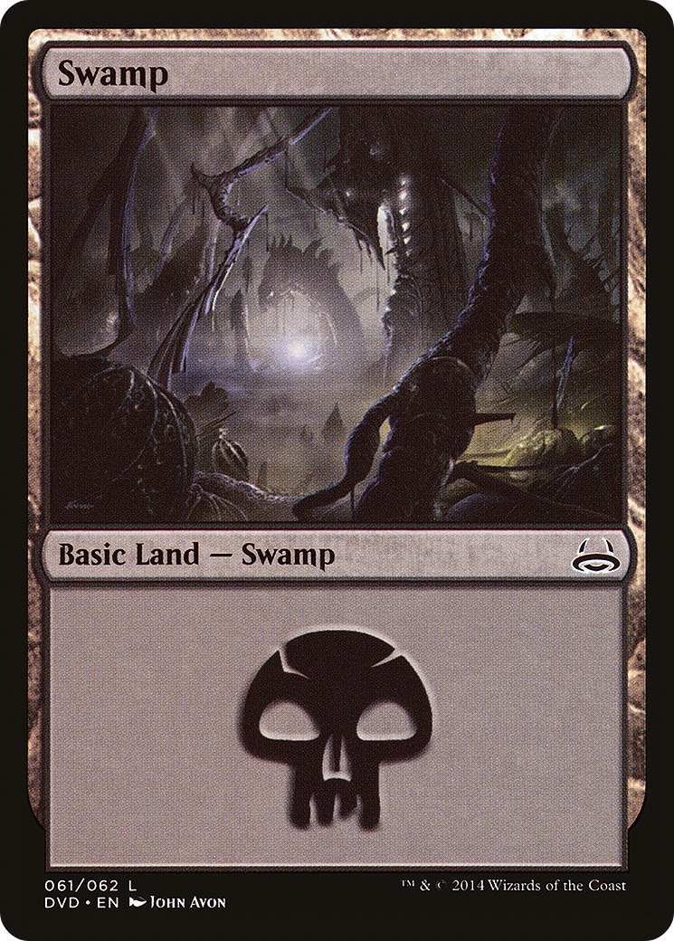 Swamp (61) (Divine vs Demonic) (DD3-061) - Duel Decks Anthology: Divine vs. Demonic